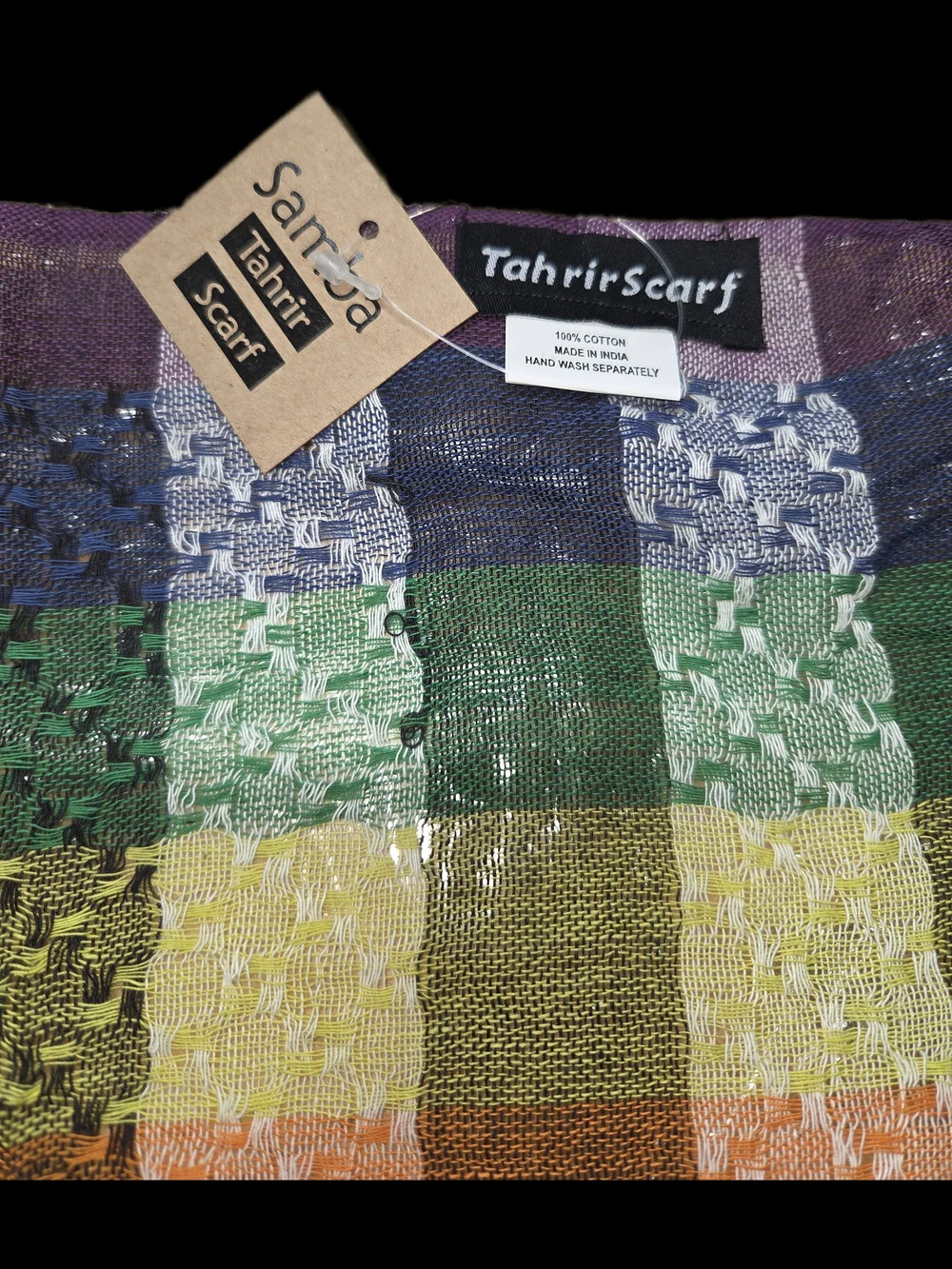 Samba Rainbow Keffiyeh Tahrir Scarf 13